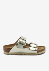 Girls Arizona Metallic Leather Sandals