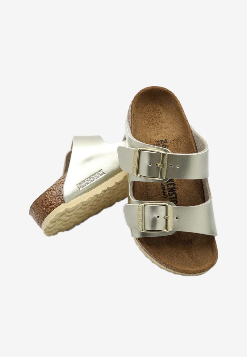 Girls Arizona Metallic Leather Sandals