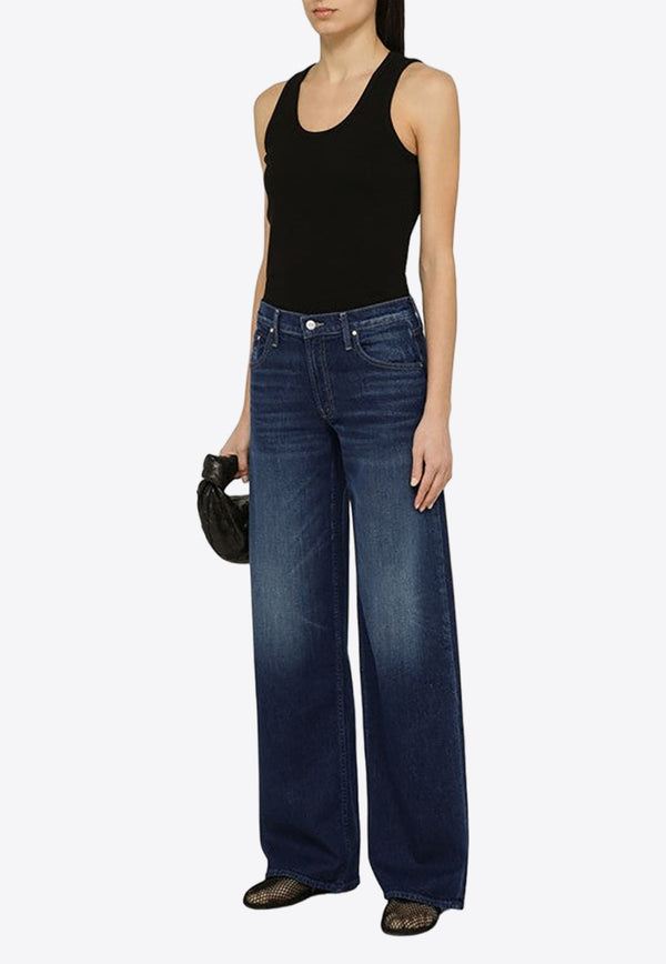 The Down Low Spinner Heel Wide-Leg Jeans