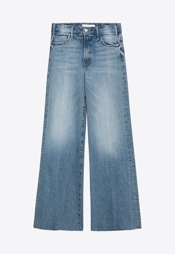 The Hustler Roller Fray Wide Jeans