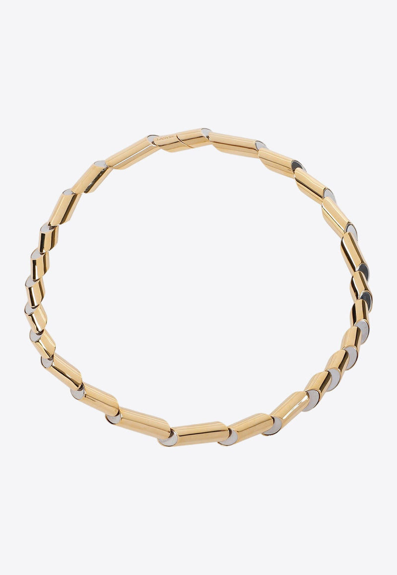 Cylindrical Sequence Chain Necklace