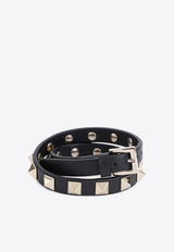 Rockstud Leather Bracelet