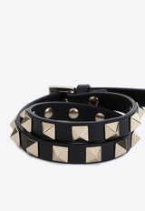 Rockstud Leather Bracelet