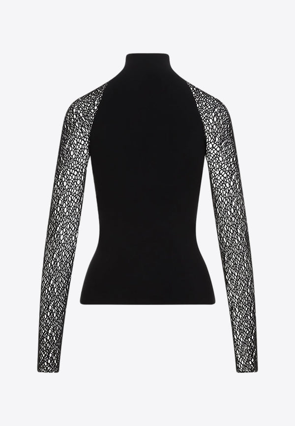 W Net Long-Sleeved Top