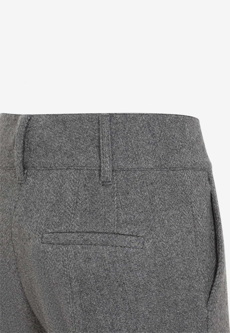 Rhein Flared Pants in Wool and Cashmere