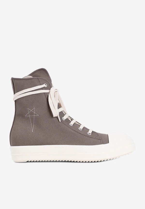 High-Top Canvas Sneakers