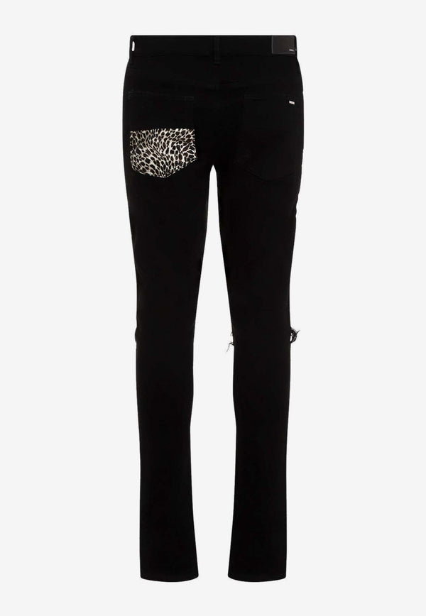 Leopard MX1 Skinny Jeans