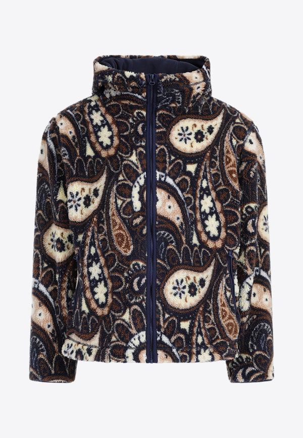 La Polaire Paisley Shearling Jacket