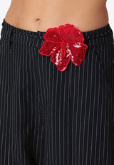 Pinstripe Balloon Pants