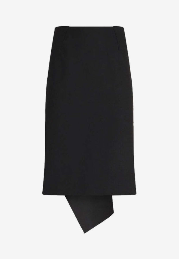 Asymmetric Midi Skirt