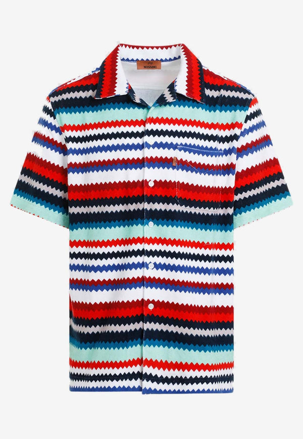 Chevron Short-Sleeved Shirt