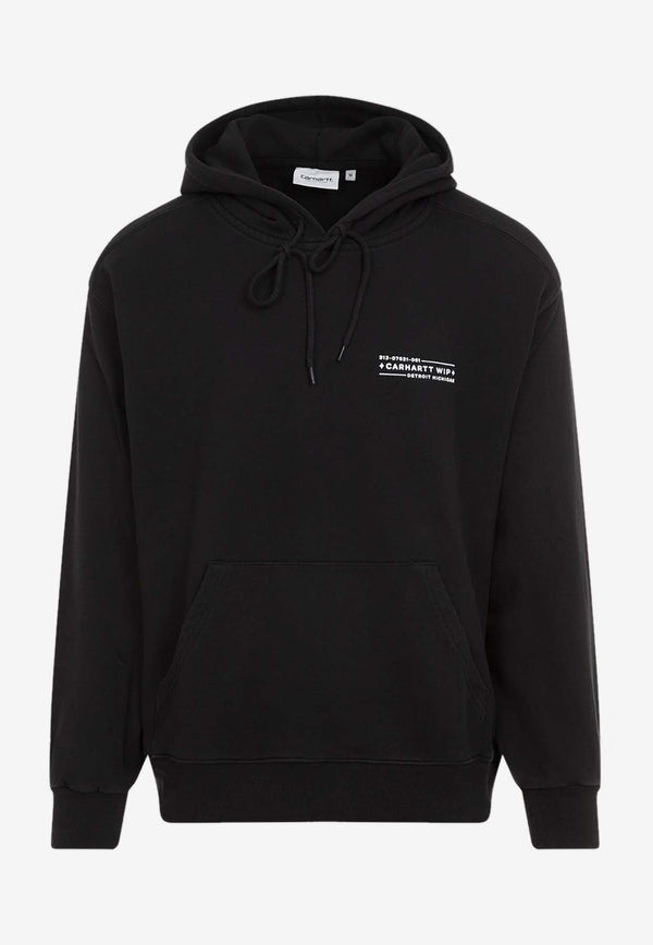 Graphic-Print Hooded Sweatshirt