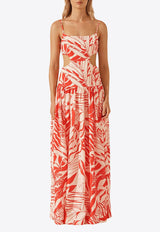 Airelles Cut Out Maxi Dress