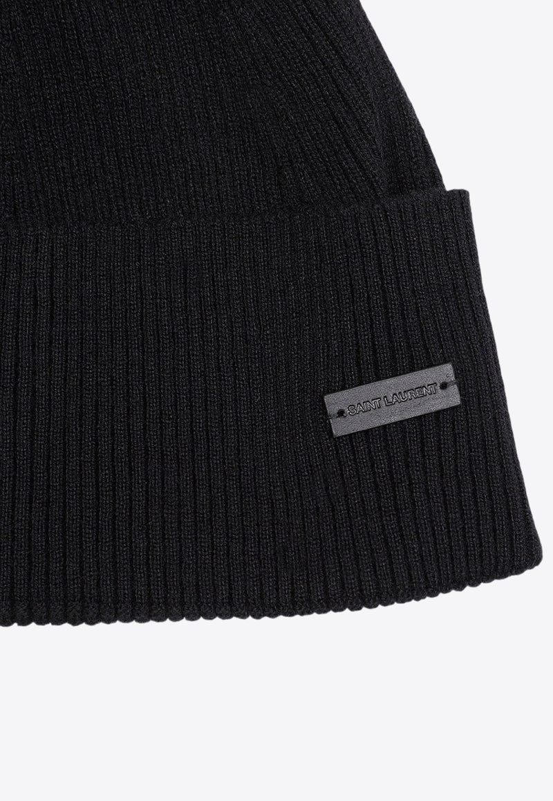 Logo Cashmere Beanie