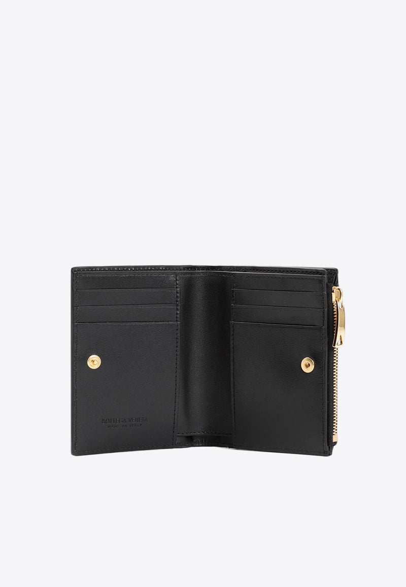 Intrecciato Leather Bi-Fold Wallet