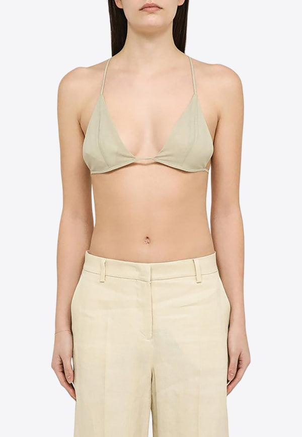 Wool-Blend Bralette Top