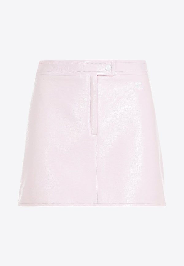 Re-Edition Vinyl Mini Skirt