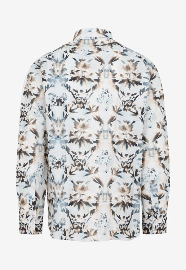 Long-Sleeved Printed Shirt