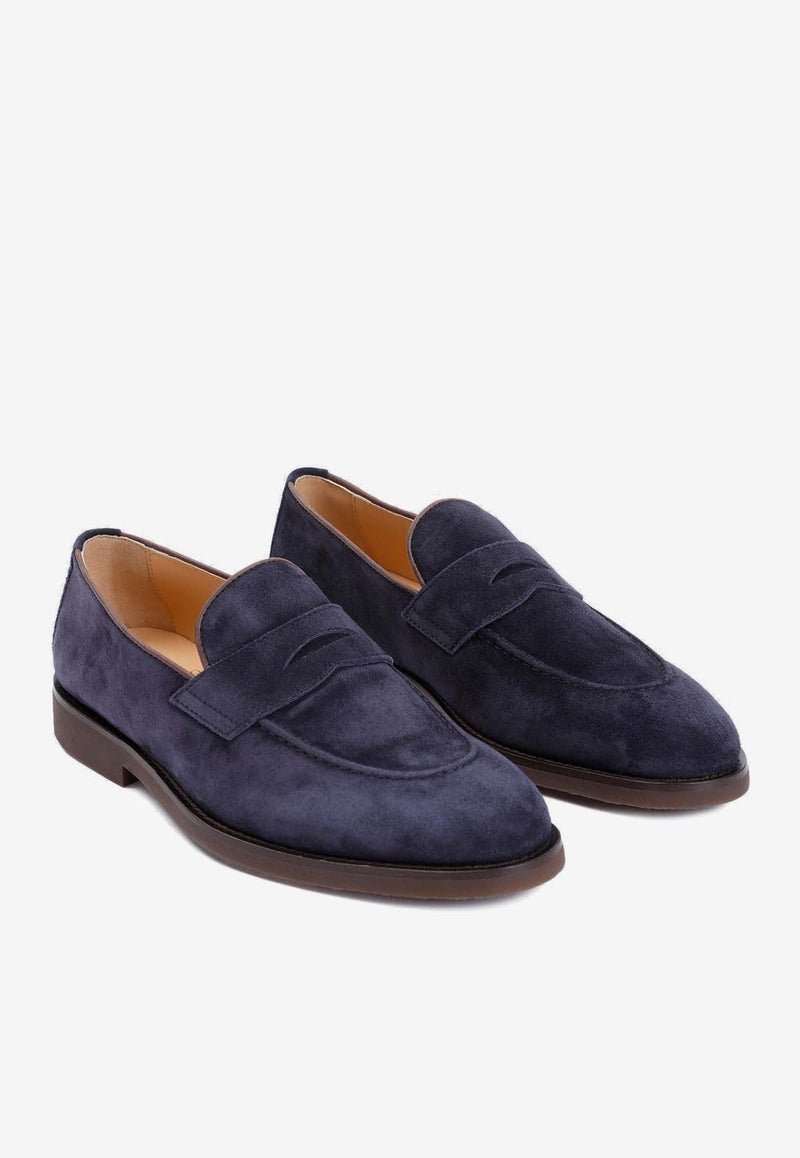 Suede Leather Loafers