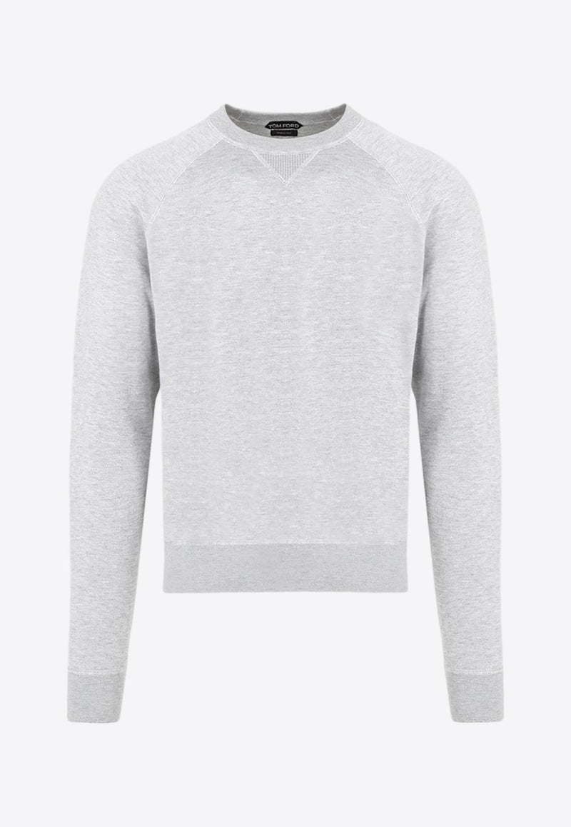 Crewneck Sweatshirt with TF Racking Detail