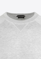 Crewneck Sweatshirt with TF Racking Detail