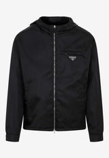 Enameled Logo Zip-Up Jacket