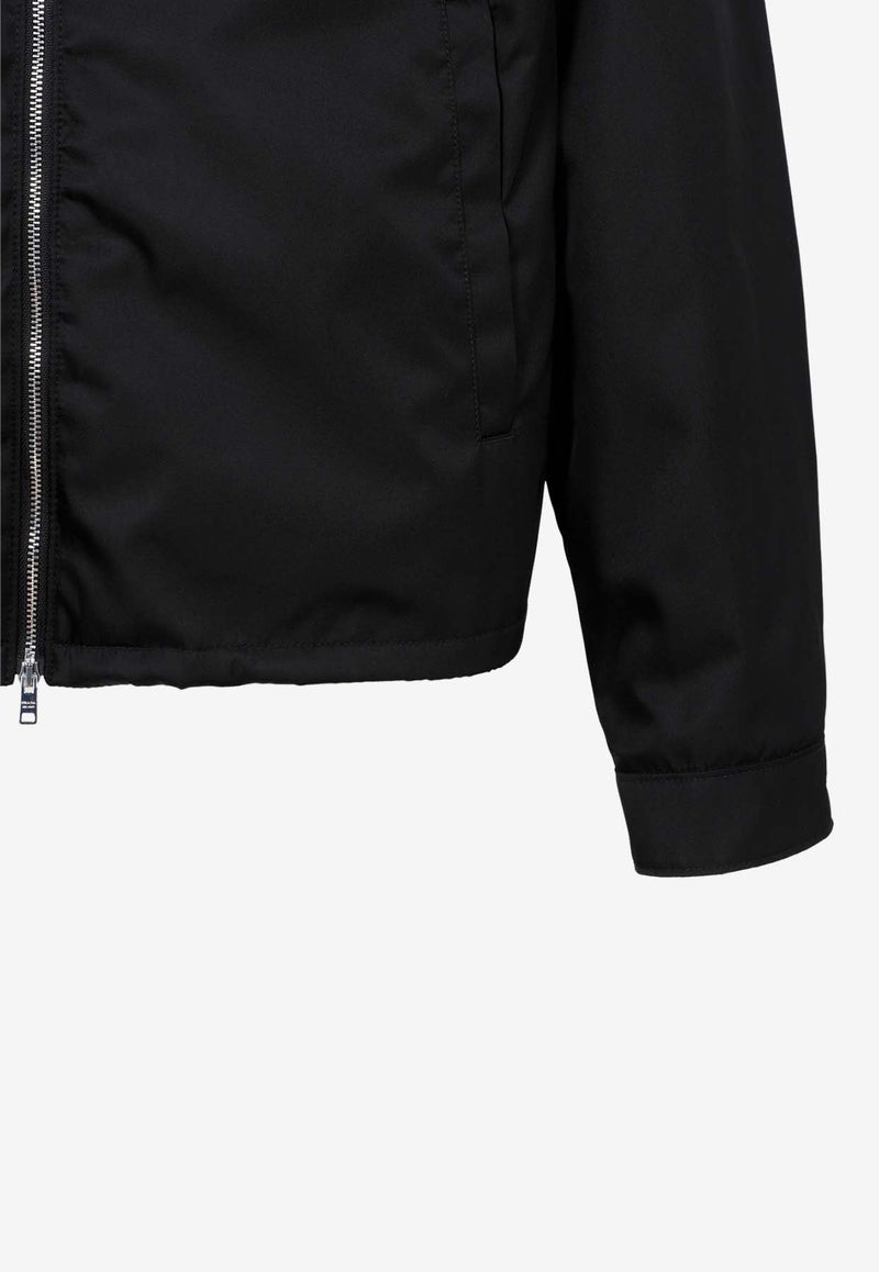 Enameled Logo Zip-Up Jacket