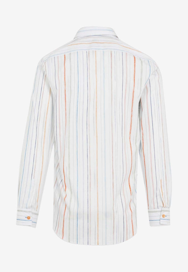 Striped Long-Sleeved Shirt