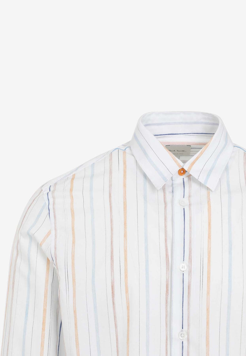 Striped Long-Sleeved Shirt