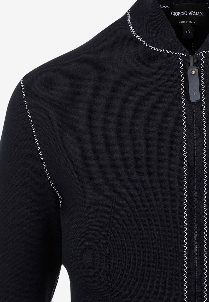 Zip-Up Fitted Jacket