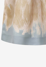Soni Printed Midi Skirt