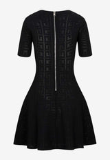 4G Jacquard Mini Dress