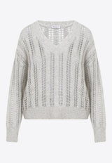 3D Ribbed Knit Sweater