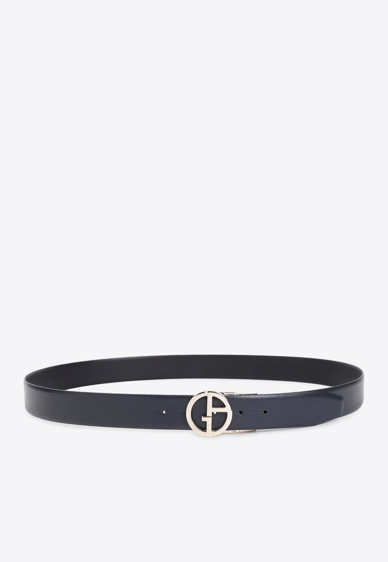 Logo Leather Belt