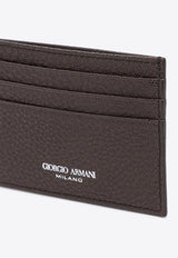 Logo Cardholder in Calf Leather