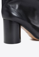 80 Leather Ankle Boots