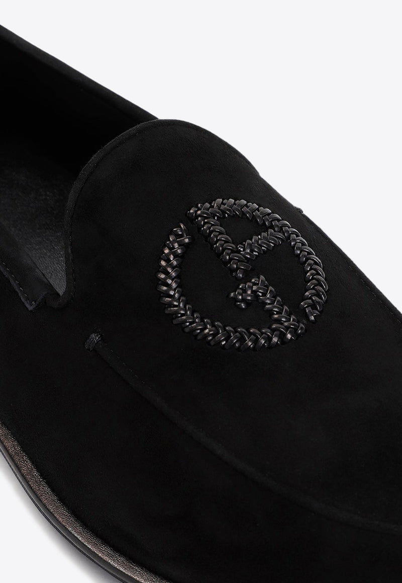 Logo Leather Loafers