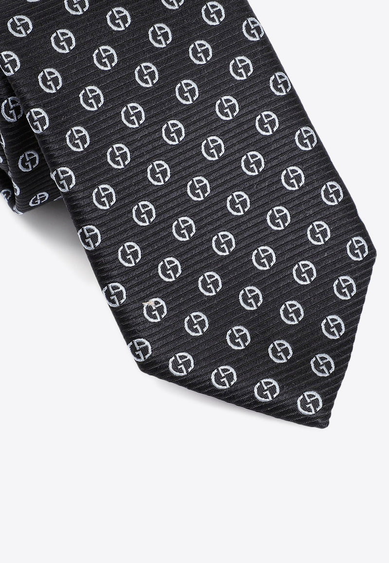 Logo Silk Twill Tie