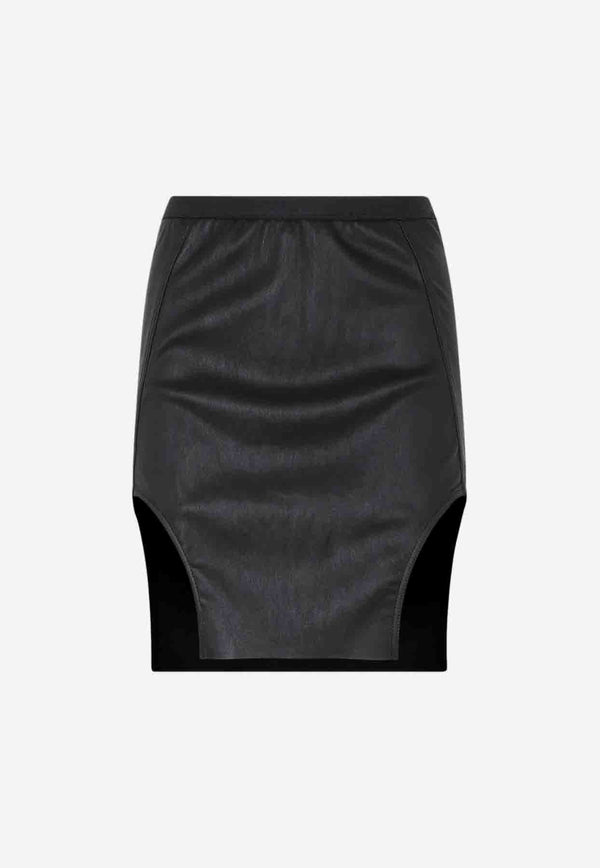 Diana Leather Mini Skirt