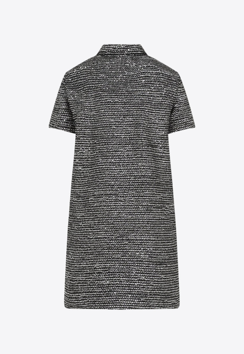 Knitted Mini Polo Dress