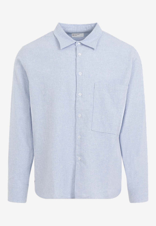 Long-Sleeved Button-Up Shirt