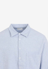 Long-Sleeved Button-Up Shirt