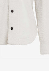 Pointed-Collar Shearling Jacket