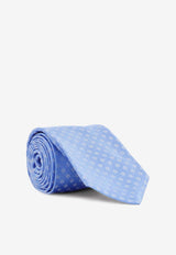 Floral Pattern Silk Tie