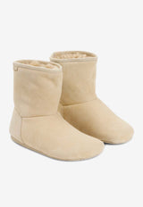 Lago Boots in Suede and Shearling