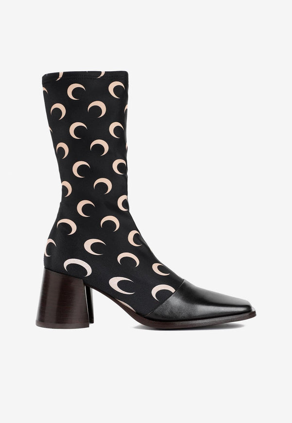 65 All-Over Moon Ankle Boots