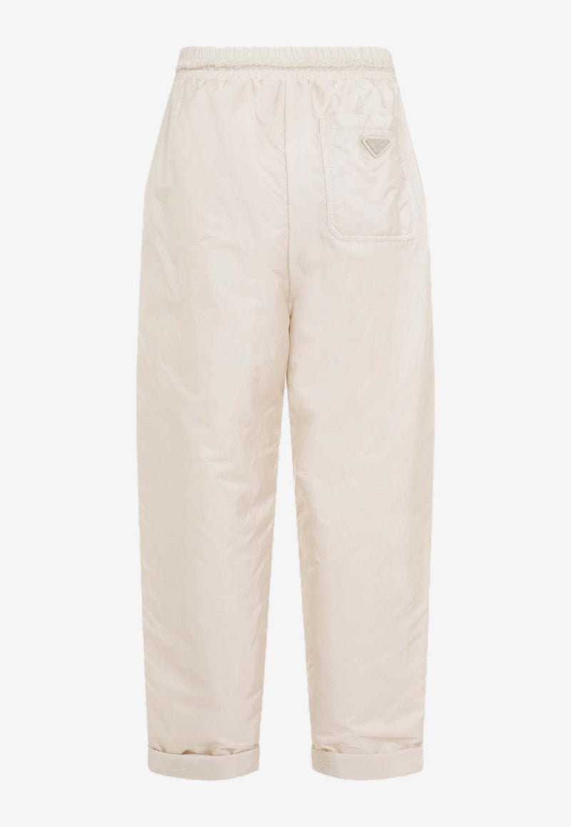 Logo Plaque Drawstring Pants