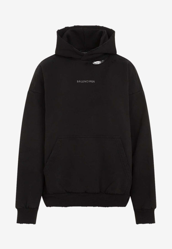 Crystal Logo Hooded Sweatshirt