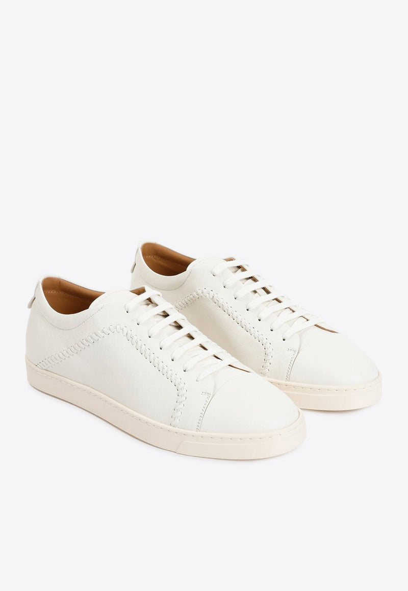 Leather Low-Top Sneakers