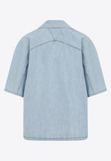 Chambray Short-Sleeved Shirt